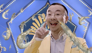 花蒂黃金蝦廣告